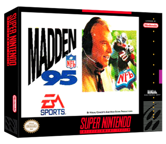 Madden NFL 95 - Box - 3D Image