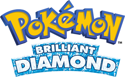 Pokémon Brilliant Diamond - Clear Logo Image