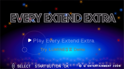 Every Extend Extra - Screenshot - Game Title Image