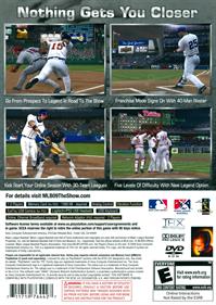 MLB 09: The Show - Box - Back Image