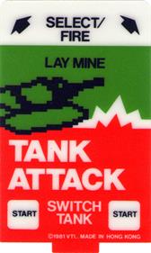 Tank Attack - Arcade - Controls Information Image