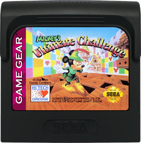 Mickey's Ultimate Challenge - Cart - Front Image