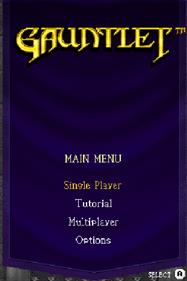 Gauntlet - Screenshot - Game Title Image