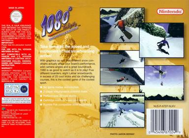 1080° Snowboarding - Box - Back Image