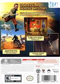 The Adventures of Tintin: The Game - Box - Back Image