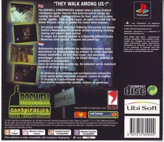 Roswell Conspiracies: Aliens, Myths & Legends - Box - Back Image