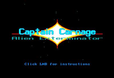 Captain Carnage - Screenshot - Game Title Image