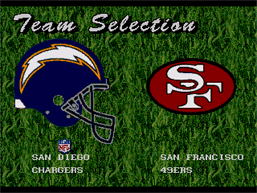 Madden NFL 96 - Screenshot - Game Select Image