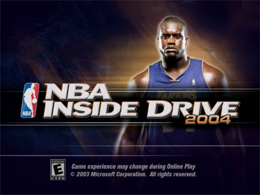 NBA Inside Drive 2004 - Screenshot - Game Title Image