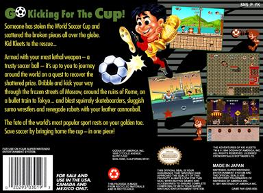The Adventures of Kid Kleets - Box - Back Image