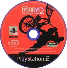 Dave Mirra Freestyle BMX 2 - Disc Image