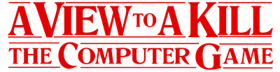 A View to a Kill: The Computer Game - Clear Logo Image