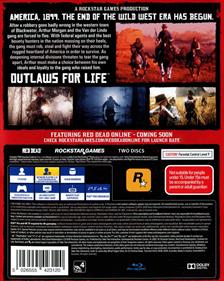 Red Dead Redemption II - Box - Back Image