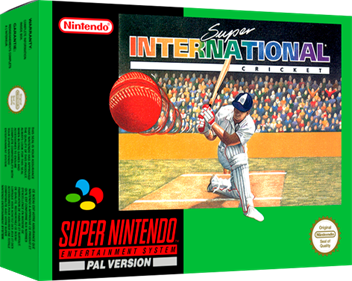 Super International Cricket - Box - 3D Image