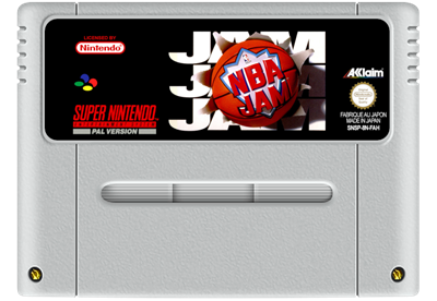 NBA Jam - Fanart - Cart - Front Image