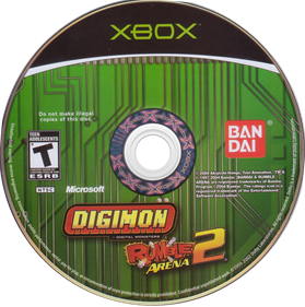 Digimon Rumble Arena 2 - Disc Image