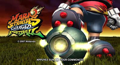 Mario Strikers Charged - Screenshot - Game Title Image