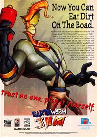 Earthworm Jim - Advertisement Flyer - Front Image