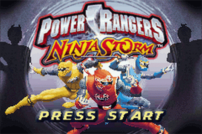 Power Rangers: Ninja Storm - Screenshot - Game Title Image