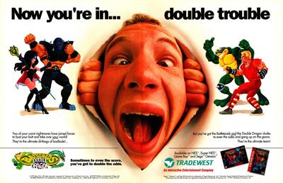 Battletoads / Double Dragon - Advertisement Flyer - Front Image