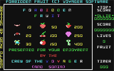 Forbidden Fruit - Screenshot - Game Title Image