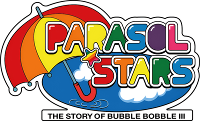 Parasol Stars: The Story of Bubble Bobble III - Clear Logo Image