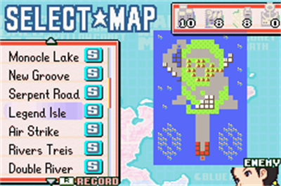 Advance Wars 2: Andy's Adventure - Screenshot - Game Select Image