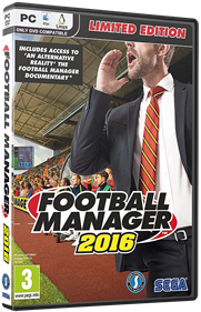 Football Manager 2016 - Box - 3D Image
