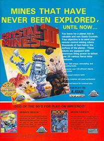 Crystal Mines II - Advertisement Flyer - Front Image