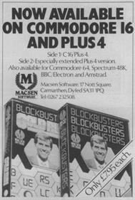 Blockbusters (Macsen Software) - Advertisement Flyer - Front Image