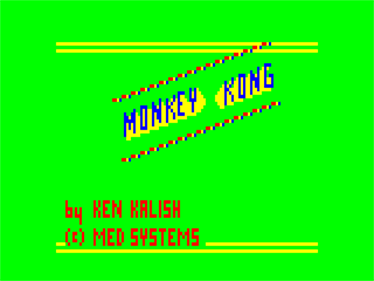 Monkey Kong! - Screenshot - Game Title Image