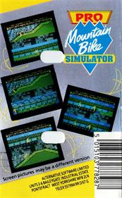 Pro Mountain Bike Simulator - Box - Back Image