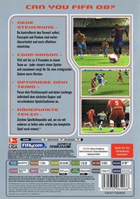 FIFA Soccer 08 - Box - Back Image