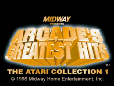 Arcade's Greatest Hits: The Atari Collection 1 - Screenshot - Game Title Image