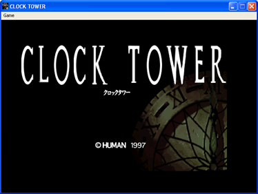 Clock Tower - Screenshot - Game Title Image