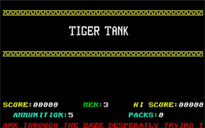 Tiger Tank - Screenshot - Game Title Image