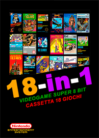 18-in-1 - Videogame Super 8 Bit - Cassetta 18 Giochi