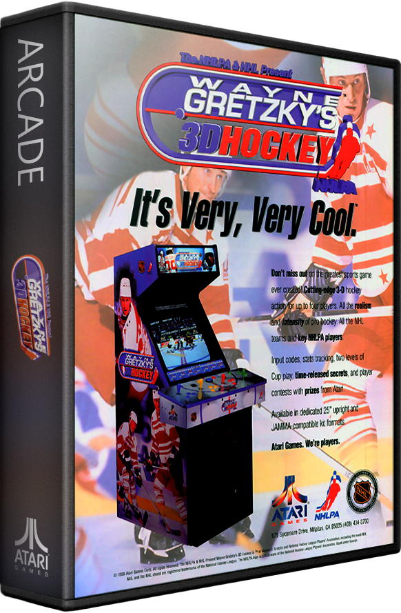 Wayne Gretzky's 3D Hockey, Arcade Video game by Atari Games Corp. (1996)