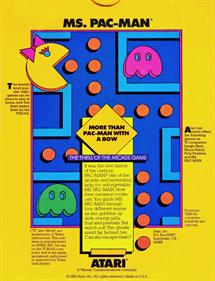 Ms. Pac-Man - Box - Back Image
