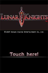 Lunar Knights - Screenshot - Game Title Image