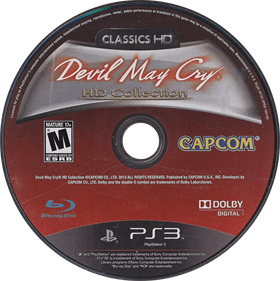 Devil May Cry HD Collection - Disc Image