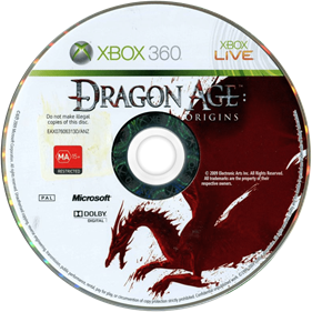 Dragon Age: Origins - Disc Image
