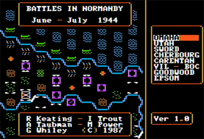 Battles in Normandy: June-July 1944 - Screenshot - Gameplay Image