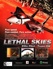 Lethal Skies Elite Pilot: Team SW - Advertisement Flyer - Front Image