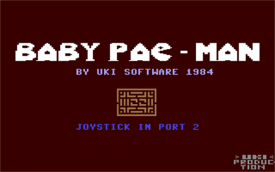 Baby Pac-Man - Screenshot - Game Title Image