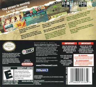 FIFA Street 3 - Box - Back Image