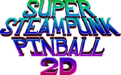 Super Steampunk Pinball 2D - Clear Logo Image
