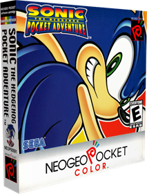 Sonic the Hedgehog Pocket Adventure - Box - 3D Image