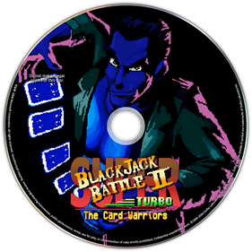 Super Blackjack Battle 2 Turbo Edition: The Card Warriors - Fanart - Disc Image