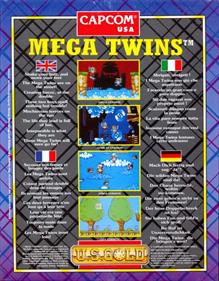Mega Twins - Box - Back Image